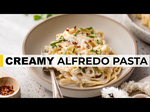 COTTAGE CHEESE ALFREDO PASTA SAUCE | quick, healthy dinner recipe!