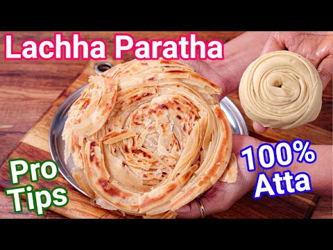 Lachha Paratha with Tips & Tricks – No Maida | Layered Wheat Flour Paratha – Street Style