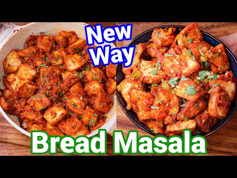 Bread Masala Recipe – Street Style New Way with Tips & Tricks for Crisp Texture | Bread Chaat