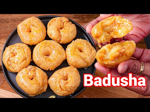 Badusha or Balushahi Sweet Flaky Dessert with Tips & Tricks | Badsha Sweet – Halwai Style