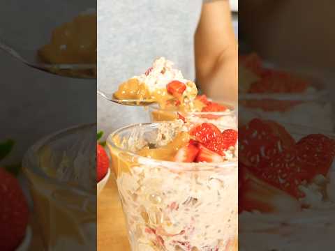 No-Cook Strawberry PB Oats That Make Mornings Easy