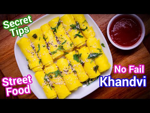Gujarati Khandvi Recipe – Grandma’s Secret to Perfect Besan Rolls | Soft & Melt-in-Mouth Khandvi