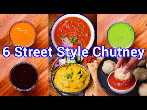 6 Street Style Chutney Recipes | Multipurpose Chutneys for Chaat, Snacks & Street Food