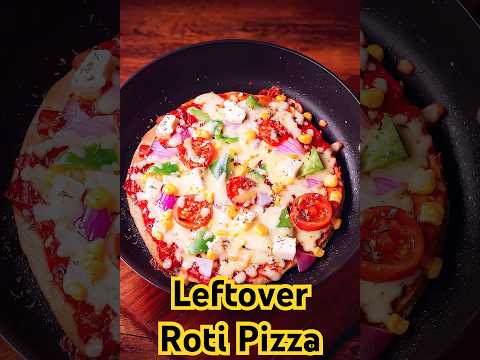 Roti Pizza – Leftover Chapati Pizza | Simple & Easy Kids Snack in Minutes