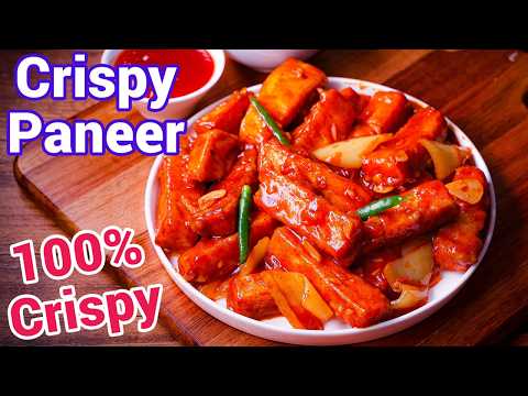 Crispy Paneer Starter 🧀✨ – Street Style Chilli Paneer Snack | Best Indo Chinese Snack Recipe 😋