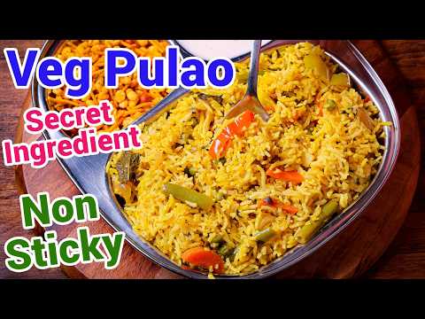 Coconut Milk Pulao Recipe – Healthy Veg Pulao for Lunch Box | Healthy & Tasty Alternative Veg Pulao