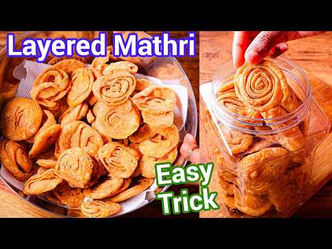 Khasta Layered Methi Mathri – No MSG No Colour | Crispy Tea Time Snack That Stays Fresh for Weeks